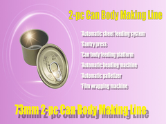 Teneke Gıda Kutuları İmalatı CE Sertifikalı 300CPM Metal Can Yapma Makinesi