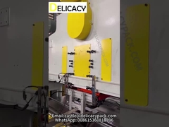 4L dikdörtgen konserve tabanları için yüksek hızlı tamamen otomatik üretim hattı