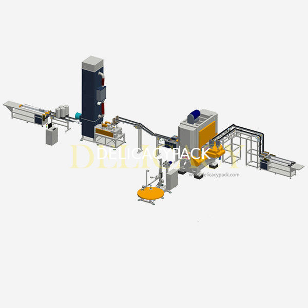 3 Faz 380V Kolay Açık Uçlu Makine Teneke Kutu Sonu Kapakları Yapımı İçin Otomatik