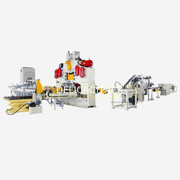 3 Faz 380V Kolay Açık Uçlu Makine Teneke Kutu Sonu Kapakları Yapımı İçin Otomatik