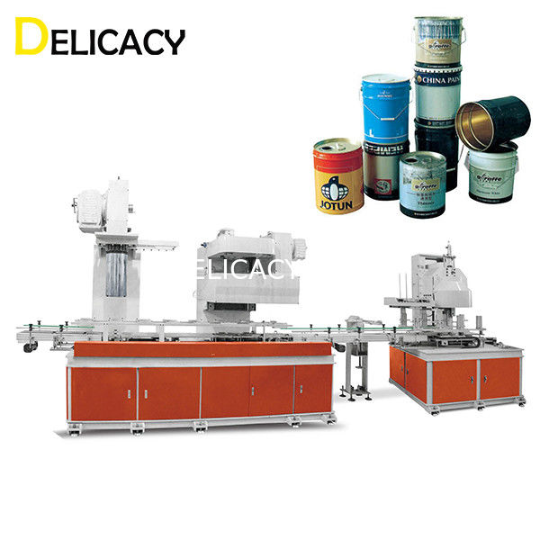 25KW 30CPM Teneke Kova Gövdeleri İçin Makine Üretim Hattı Yapabilir