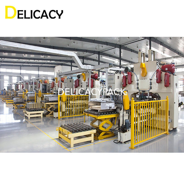 7 Başlıklı H Tipi Metal Kapak Yapım Lini için Yaprak Besleme Pressi