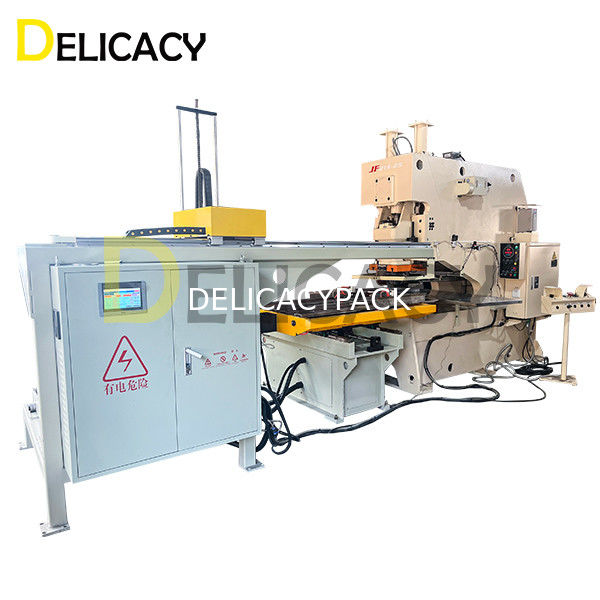 380V teneke kutu yapım makinesi damgalama Alt boşaltma işlemi için demir kapağı basıncı