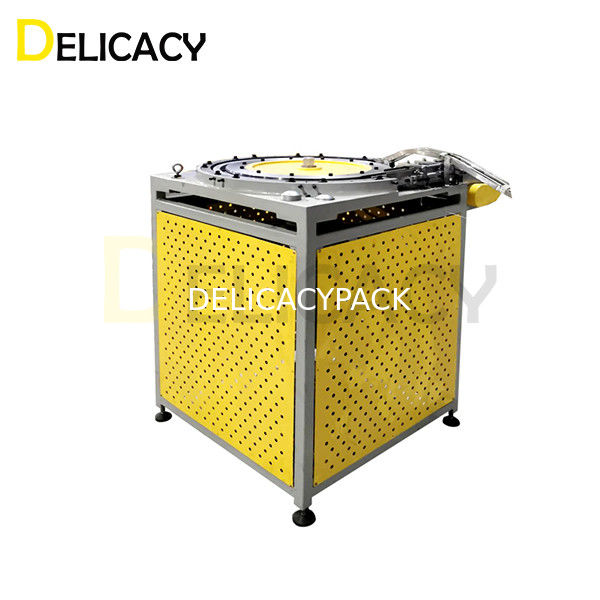 Yüksek Hızlı Otomatik Curling Makinesi Aerosol Kutularındaki Demir Kapaklar için