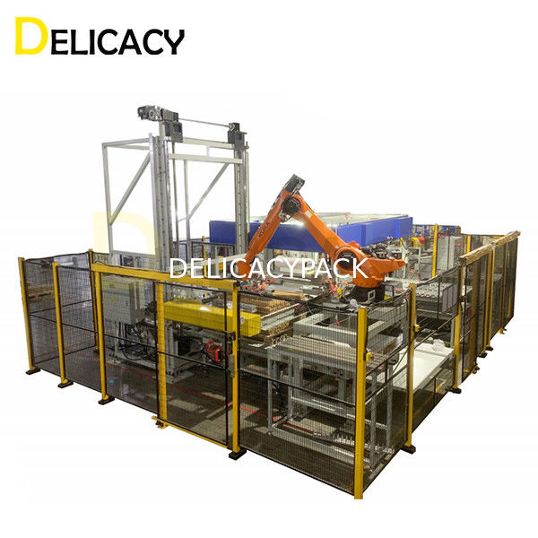 Kolay soyan kapaqlar için tamamen otomatik robot ambalaj makinesi ile üretim verimliliğini artırmak