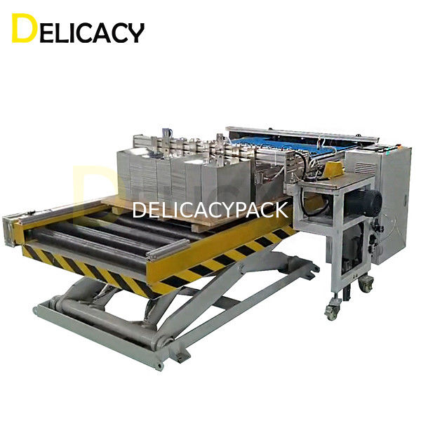 Otomatik Vücut Blank Stacker Duplex Slitter'ın ikinci çalışmasından çıkan Vücut Blank'larının Otomatik Yüklenmesi için